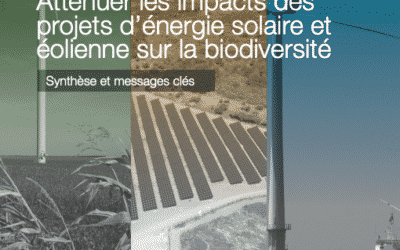 UICN (2021) – “Atténuer les impacts des projets d’énergie solaire et éolienne sur la biodiversité”